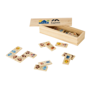 Jeu de dominos en bois pour enfants
