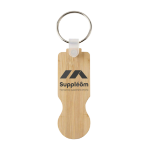 Porte-clés pour chariot en bambou