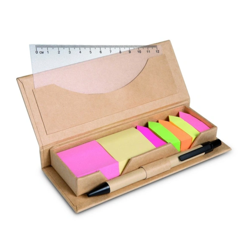 Distributeur de notes adhésives en carton recyclé – Image 2